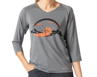 Terry Women's Rover 3/4 Sleeve Top (Charcoal/Sunrise)