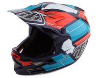 Troy Lee Designs D3 Fiberlite Full Face Helmet (Vertigo Blue/Red)