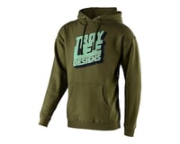 Troy Lee Designs Block Party Pullover Hoodie (Army Green)