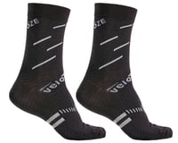 VeloToze Active Compression Cycling Socks (Black/Grey)