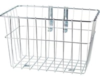 Wald 1352 Front Grocery Basket with Adjustable Legs (Silver)