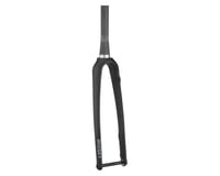 Whisky Parts Whisky No.9 RD+ Fork: 12mm Thru-Axle, 1.5" Tapered Carbon Steerer,  Flat Mount D