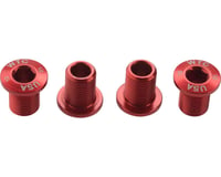 Wolf Tooth Components Chainring Bolts (Red) (10mm) (4 Pack)
