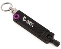 Wolf Tooth Components 6-Bit Hex Wrench Multi-Tool With Key Chain (Purple)