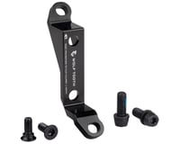 Wolf Tooth Components Post to Flat Mount Disc Brake Adapter (Black) (+20mm)