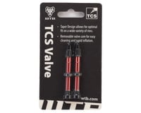 WTB Aluminum TCS Tubeless Valves (Red) (Pair) (46mm)