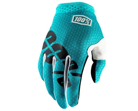 100% iTrack Full Finger Glove (Teal)