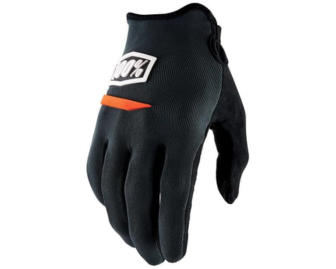 100% Ridecamp Men's Full Finger Glove: Charcoal XL
