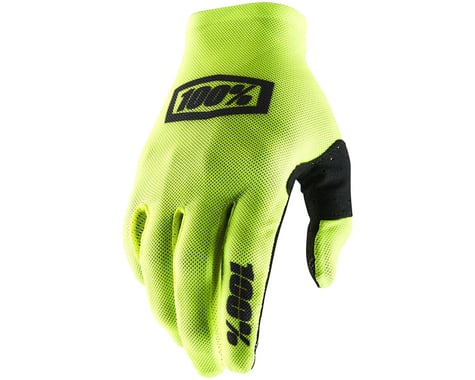 100% Celium II Full Finger Glove (Yellow/Black)