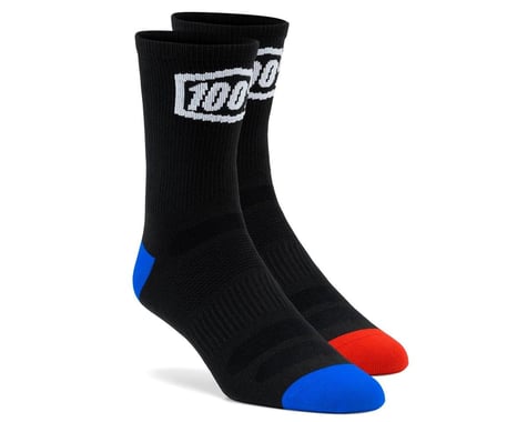 100% Terrain Socks (Black) (L/XL)