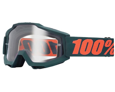 100% ACCURI Goggles (Matte Gunmetal) (Clear Lens)