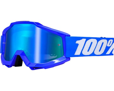 100% Accuri Goggle (Reflex Blue) (Mirror Blue & Clear Lens)