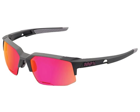 100% Speedcoupe Sunglasses (Graphite/Purple Multi Mirror)