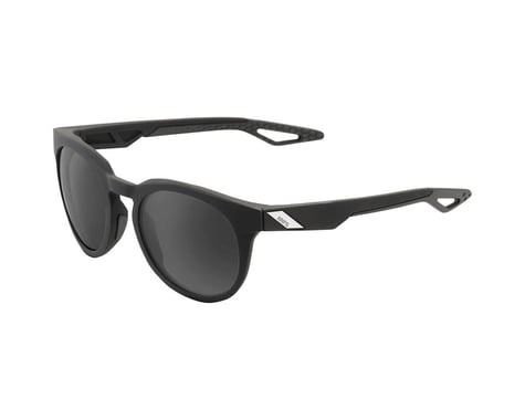 100% Campo Soft Tact Sunglasses (Black/Grey PeakPolar)