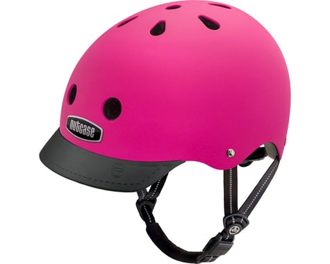 Nutcase Street Helmet: Fuchsia Matte MD