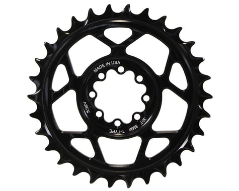 5Dev T-Type 8-Bolt Chainring (Black) (3mm Offset) (30T)