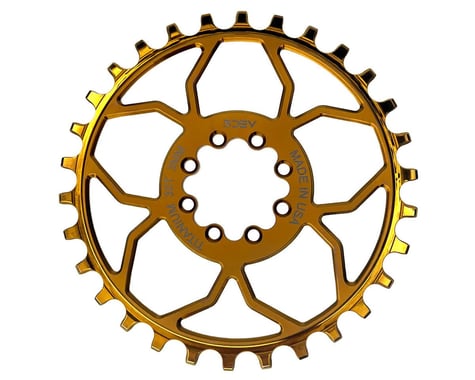 5Dev Titanium 8-Bolt Chainring (Bronze) (3mm Offset) (30T)