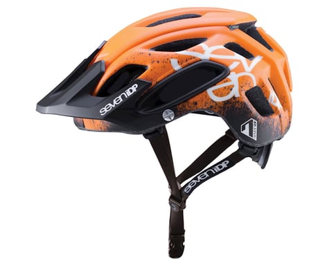 7iDP M-2 Helmet (Gradient Orange/Black/White)