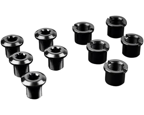 Absolute Black T-30 Chainring Bolt Set (5x Bolts & Nuts) (Long)