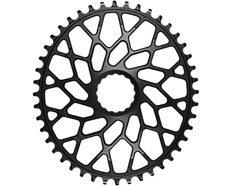 Absolute Black Easton Direct Mount CX Oval Chainring (Black) (1x) (3mm Offset/Boost) (Single) (44T)