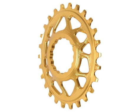 Absolute Black Direct Mount Race Face Cinch Oval Ring (Gold)