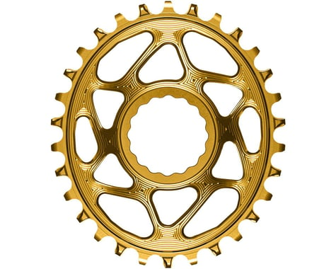 Absolute Black Direct Mount Race Face Cinch Oval Chainrings (Gold) (Single) (3mm Offset/Boost) (28T)