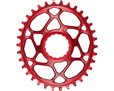 Absolute Black Direct Mount Race Face Cinch Oval Chainrings (Red) (Single) (3mm Offset/Boost) (34T)