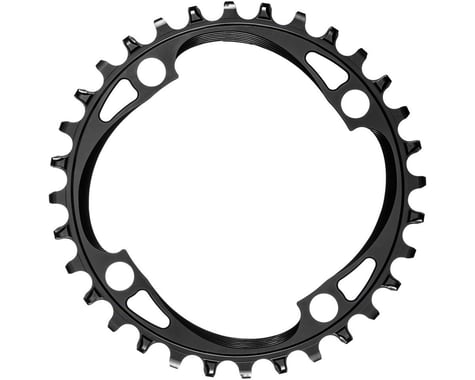 Absolute Black Round Chainring (Black) (1 x 10/11/12 Speed) (Narrow-Wide) (Single) (32T)
