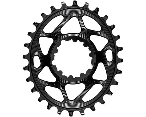 Absolute Black SRAM GXP Direct Mount Oval Chainrings (Black) (Single) (3mm Offset/Boost) (28T)