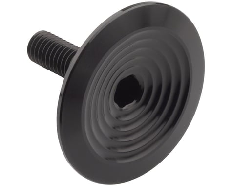 Absolute Black Integrated Top Cap for Headset (Black)