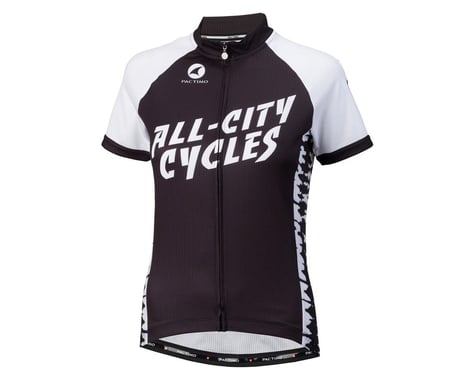 All-City Wangaaa! Women's Cycling Jersey (Black/White)
