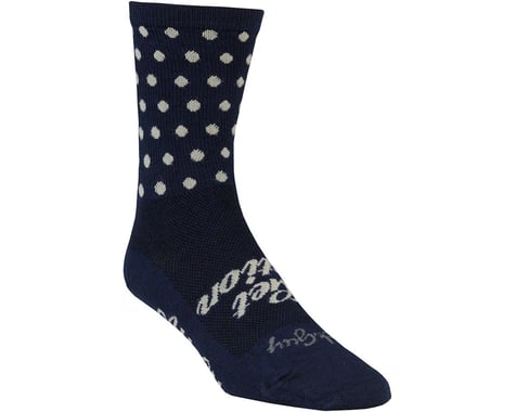 All-City Get Action Wool Sock (Blue/Oatmeal)