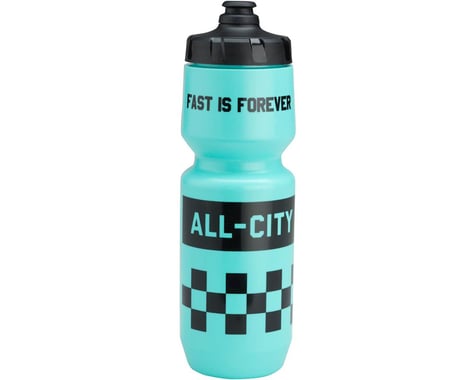 All-City Fast is Forever Purist Water Bottle (Turquoise) (26oz)