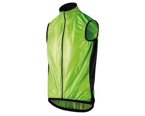 Assos Men's Mille GT Wind Vest (Visibility Green) (M)