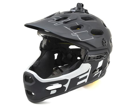 Bell Super 3R MIPS Convertible MTB Helmet (Matte Black/White)