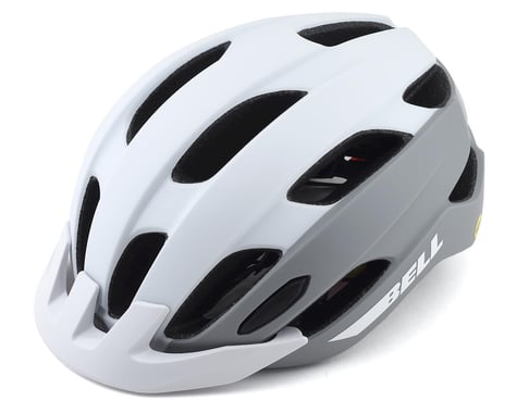 Bell Trace MIPS LED Helmet (Matte White/Silver)