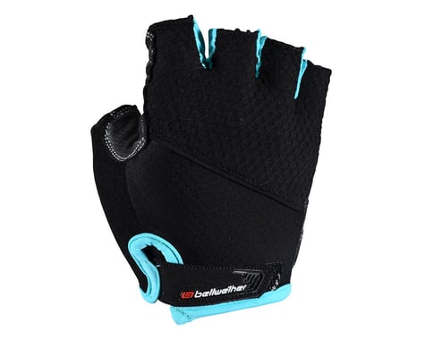 Bellwether Women's Gel Supreme Cycling Gloves (Black/Aqua)