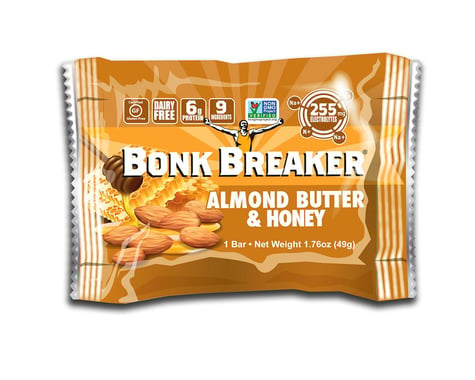 Bonk Breaker Premium Performance Bar (Almond Buttery & Honey) (12)