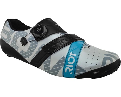 Bont Riot Road+ BOA Cycling Shoe (Pearl White/Black) (Standard Width) (49)