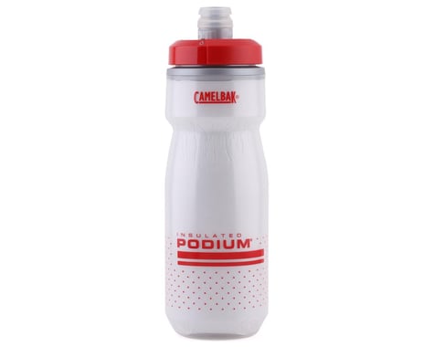 Camelbak Podium Chill Insulated Water Bottle (Fiery Red/White) (21oz)