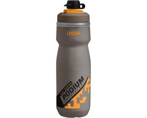 Camelbak Podium Chill Dirt Series Insulated Water Bottle (Grey/Sulphur) (21oz)
