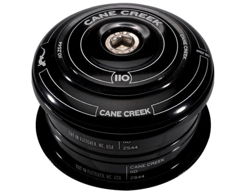 Cane Creek 110 Short Cover Headset (Black) (ZS44/30) (28.6mm Threadless)