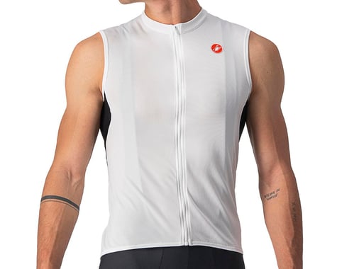 Castelli Entrata VI Sleeveless Jersey (Ivory/Light Black Red)