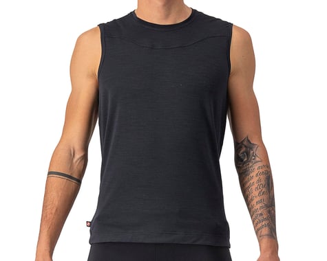 Castelli Bandito Men's Wool Sleeveless Base Layer (Black) (XL)