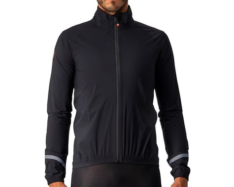 Castelli Men's Emergency 2 Rain Jacket (Light Black) (XL)
