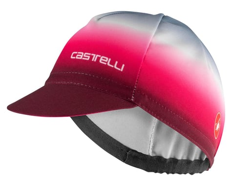 Castelli Women's Dolce Cap (Light Steel Blue/Bordeaux) (Universal Adult)