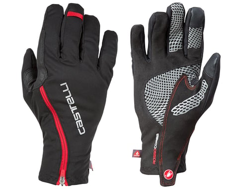 Castelli Men's Spettacolo RoS Gloves (Black/Red) (XL)