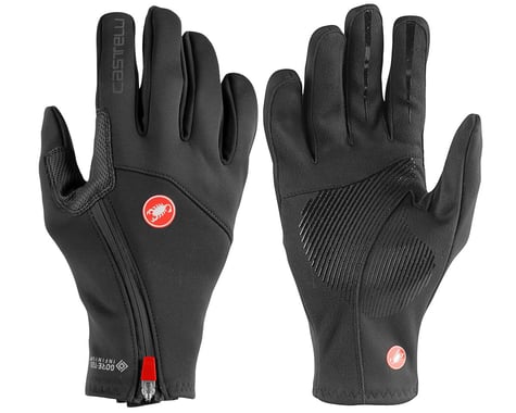Castelli Mortirolo Long Finger Gloves (Light Black)