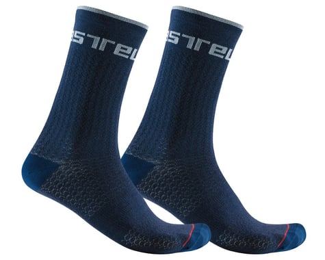 Castelli Distanza 20 Socks (Belgian Blue) (L/XL)