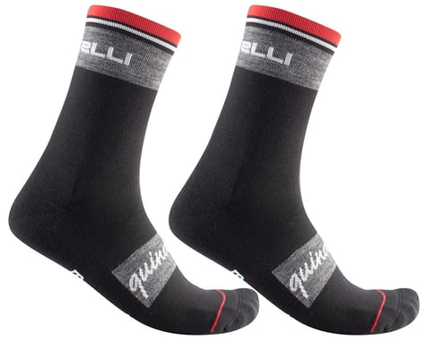 Castelli Quindici Soft Merino Socks (Black) (2XL)
